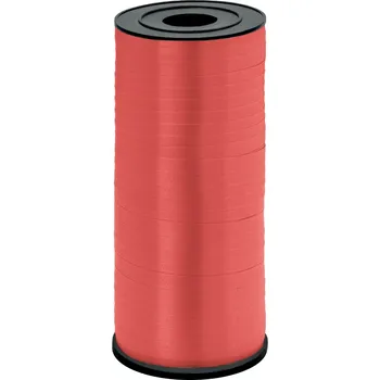 Stuha Party plastová stuha světle červená 92 m