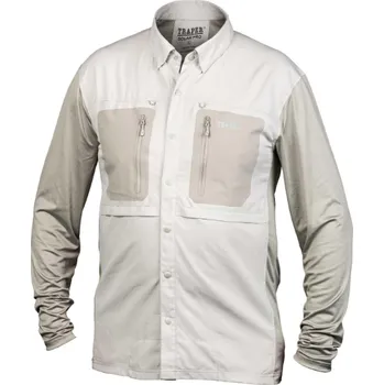 Pánská košile Traper Košile Solar Pro olivová Velikost: XL