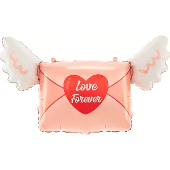 Balónek Fóliový balónek list Love Forever na oslavu