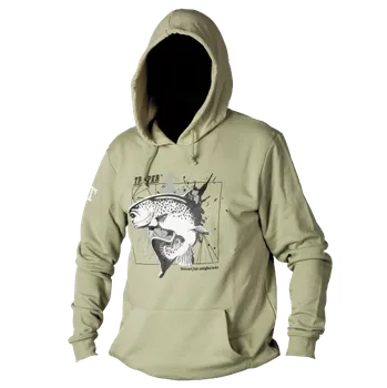 Pánská mikina Traper Mikina Trout olivově zelená Velikost: L