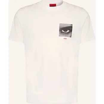 Pánské tričko Hugo Pánské Tričko Deyss, krémová / červená / černá, L