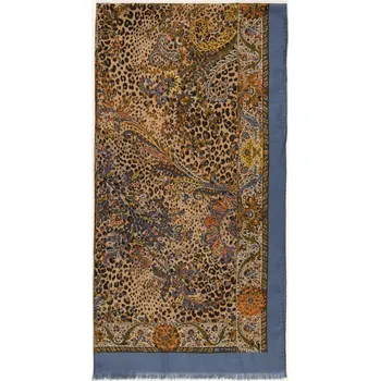 Šála Etro Dámská Šála Tosca S Kašmírem A Hedvábím, béžová / khaki...