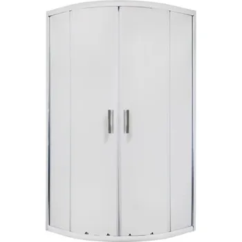 Sprchový kout Kerra Malibu dvoukřídlé posuvné dveře 88 x 88 cm