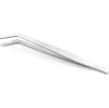 Kuchyňská pinzeta GASTRONOMICKÁ PINZETA ZAHNUTÁ 240 PROFI HENDI
