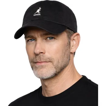 Kšiltovka Bavlněná kšiltovka Kangol Washed Baseball Black Velikost: Unisize (S-XL)