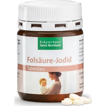 Zdraví Sanct Bernhard Kyselina listová s jódem 240 tablet