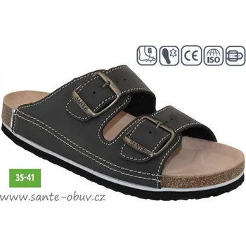 Dámská zdravotní obuv SANTÉ N/25/62/H/CP SLATE zdravotní PRACOVNÍ pantofel, --- - 41