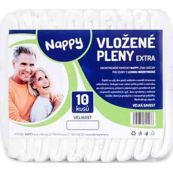 Inkontinenční vložka Nappy Vložné pleny SUPER 50x25 cm 10 ks