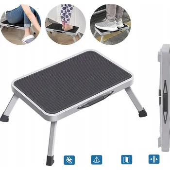 Žebřík ŽEBŘÍK SKLÁDACÍ 1-STUPŇOVÝ SCHŮDKOVÝ ŽEBŘÍK 150 KG