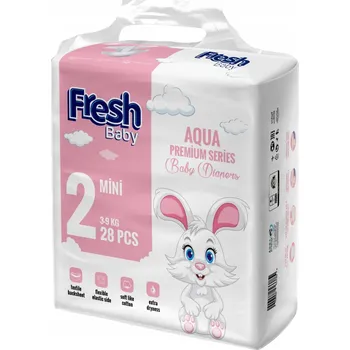 Plena Plenky Fresh Baby AQUA Premium Velikost 2 28 ks