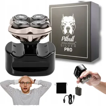 Holicí strojek Strojek na holení hlavy a těla Skull Shaver Pitbull Silver PRO od Skull Shaver