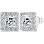 Elenys stříbrné peckové náušnice Čtverec klidu