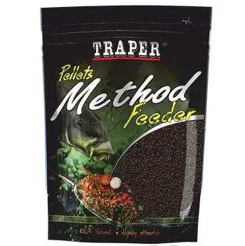 Traper Pelety Method Feeder Ready 2mm - 500g Příchuť: Červené ovoce
