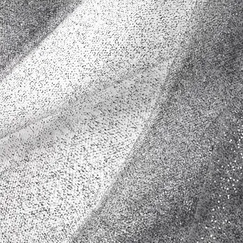 Party dekorace Party tylová dekorace černá s třpytkami 30x900 cm