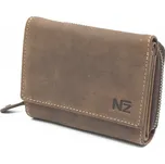 Dámská kožená peněženka hnědá - přehledná Nivasaža N57