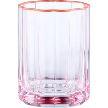 Sklenice Butlers FIORI Sklenice na vodu 340 ml - růžová/oranžová