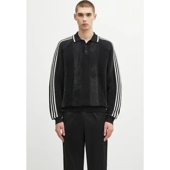 Dámský svetr Svetr s příměsí vlny adidas Originals Knitted Jersey, XL, černá, 99X