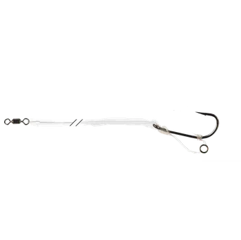 Rybářský háček Traper Návazec Low Vis Stiff D Rig Velikost háčku: 4