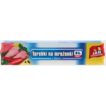 Dóza na potraviny Sáčky do mrazáku 3l 50 Kusů JN Fólie pro skladování potravin Super