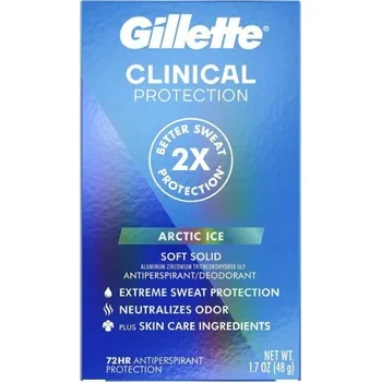 Gillette Clinical Protection Arctic Ice 48 g. Antiperspirant s deodorantem