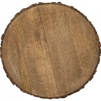 Kuchyňské prkénko Podložka kulatý dřevěná 39 x 39 cm