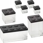 Sada dóz na potraviny OMADA BRICKSTORE ČERNÉ 7 ks