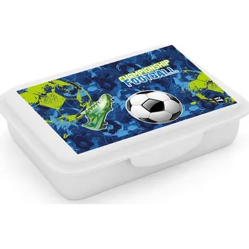 Svačinový box Box na svačinu s přihrádkou Karton P+P - Fotbal