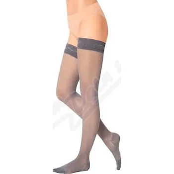 Dámské spodní prádlo RELAX PREMIUM stehen.punčochy vel.XL grey sky