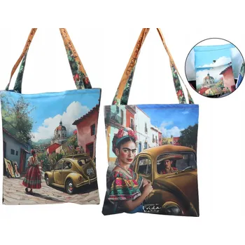 Carmani, textilní taška přes rameno - FRIDA KAHLO