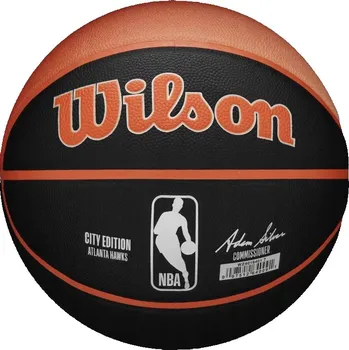 Basketbalový míč Basketbalový míč Wilson NBA Team City Collector Atlanta Hawks Ball vel. 7