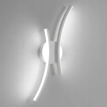 Nástěnné svítidlo Nástěnné svítidlo Goeco, bílé, s integrovaným LED zdrojem 18 W