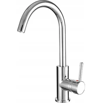 Vodovodní baterie Stojánková umyvadlová baterie Besco ILLUSION I stříbrná