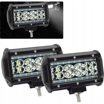 Přídavný světlomet 2x LED pracovní světlo 84W 12-24V pro bagry Jeep SUV traktory auta IP68