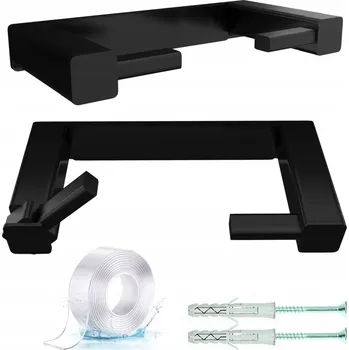 Držák toaletního papíru ČERNÝ