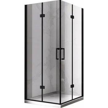 SPRCHOVÝ KOUT ČTVERCOVÝ KZ08D ČERNÝ 100x100 CM