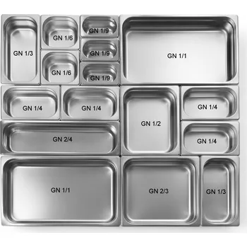 GN nádoba 1/2 Hendi 100 mm nerezová ocel 6,5 l