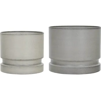 Obal na květináč House Doctor Kovový obal na květináč Pepple Sand Maxi Menší