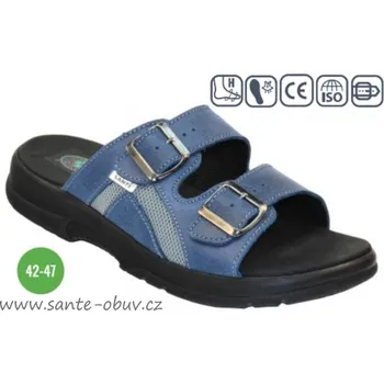 Dámská zdravotní obuv SANTÉ N/517/32S/86/CP MODRÁ zdravotní PRACOVNÍ pantofel, --- - 45