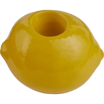 Svícen Butlers LEMON Svícen na dlouhou svíčku citron