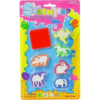 Dětské razítko Sada razítek se zvířátky Adar