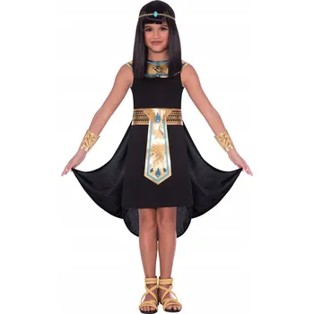 Karnevalový kostým Dětský kostým Kleopatra Černá, velikost 6-8 let