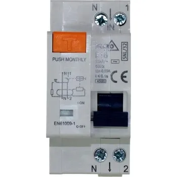 spínač Proudový chránič Bemko 230 V IP20 16 A