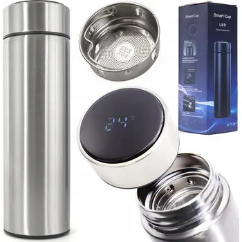 Termohrnek TERMOHRNEK TERMOSKA SMART LED 500ML STŘÍBRNÁ