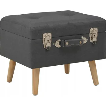 Botník VidaXL Botník se sedákem 40 x 33 x 33 cm, odstíny šedé