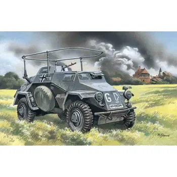 Plastikový model Sd.Kfz.223 German Radio Communication Vehicle - ICM 72421