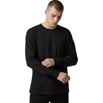 Pánské tričko Lucky Green Pánské černé tričko s dlouhým rukávem Barva: Černá, Velikost: XL