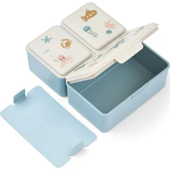 Úložný box LIEWOOD Svačinový box Driss Sea Creature 1,2 l