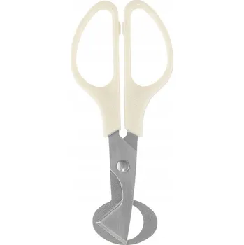 Kuchyňské nůžky Nůžky na vejce natvrdo a naměkko z nerezové oceli - gilotinový otvírák na skořápky