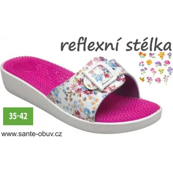 Dámská zdravotní obuv SANTÉ SI/03C RŮŽOVÁ zdravotní pantofel , růžová - 36