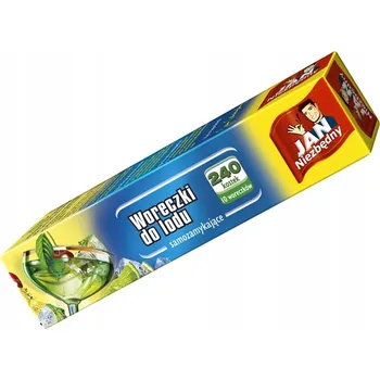 Tvořítko na led Sáčky na led JAN NIEZBĘDNY Krabička 240 Kusů Sáčky na kostky ledu Mega